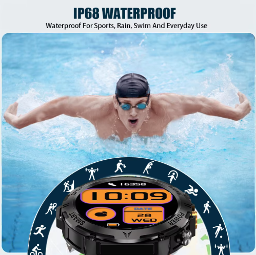 Smart Watch Sports Fitness Waterproof Men 3