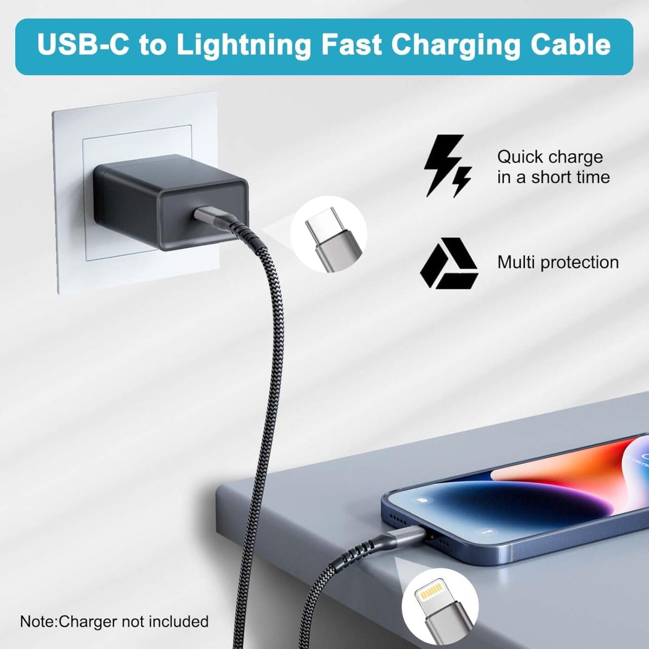 Cable USB-C a Lightning 1.2m 2