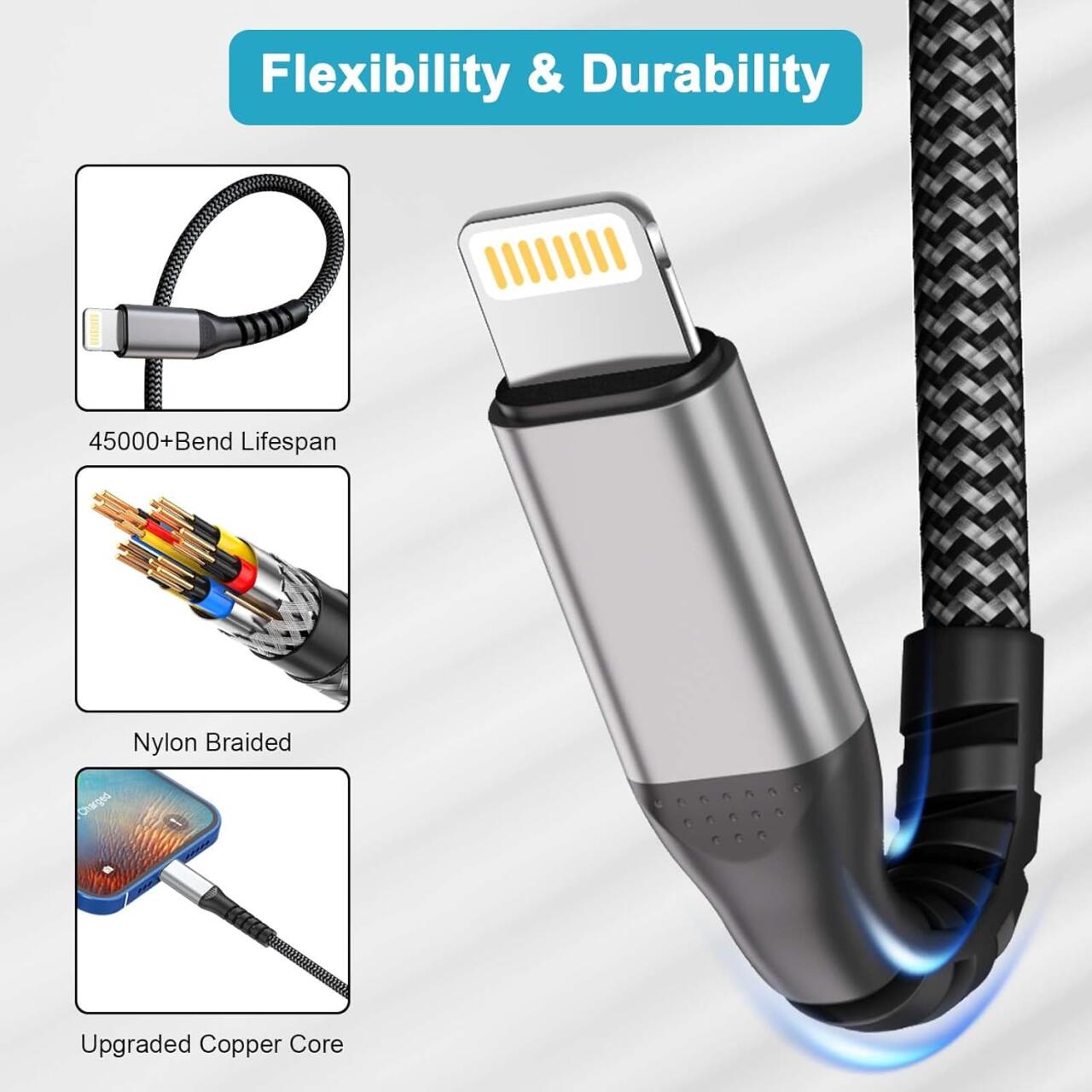 Cable USB-C a Lightning 1.2m 3