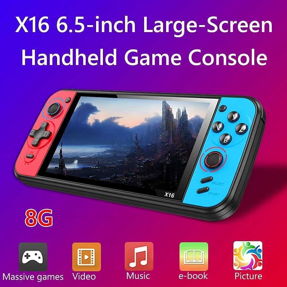 Consola de juegos retro X15 X16, consola de videojuegos portátil 2