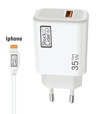Cargador USB + Cable tipo iPhone 3