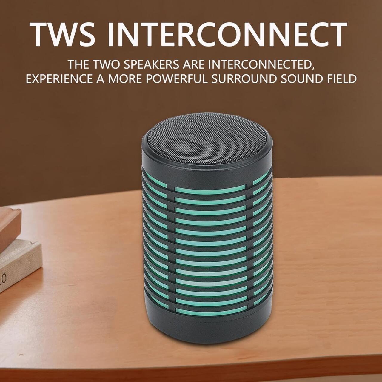 Altavoz portátil Wireless, Luz led, Bluetooth 5, potencia 5W, 500mah, BIG DIAMOND L17-B TG-371 3