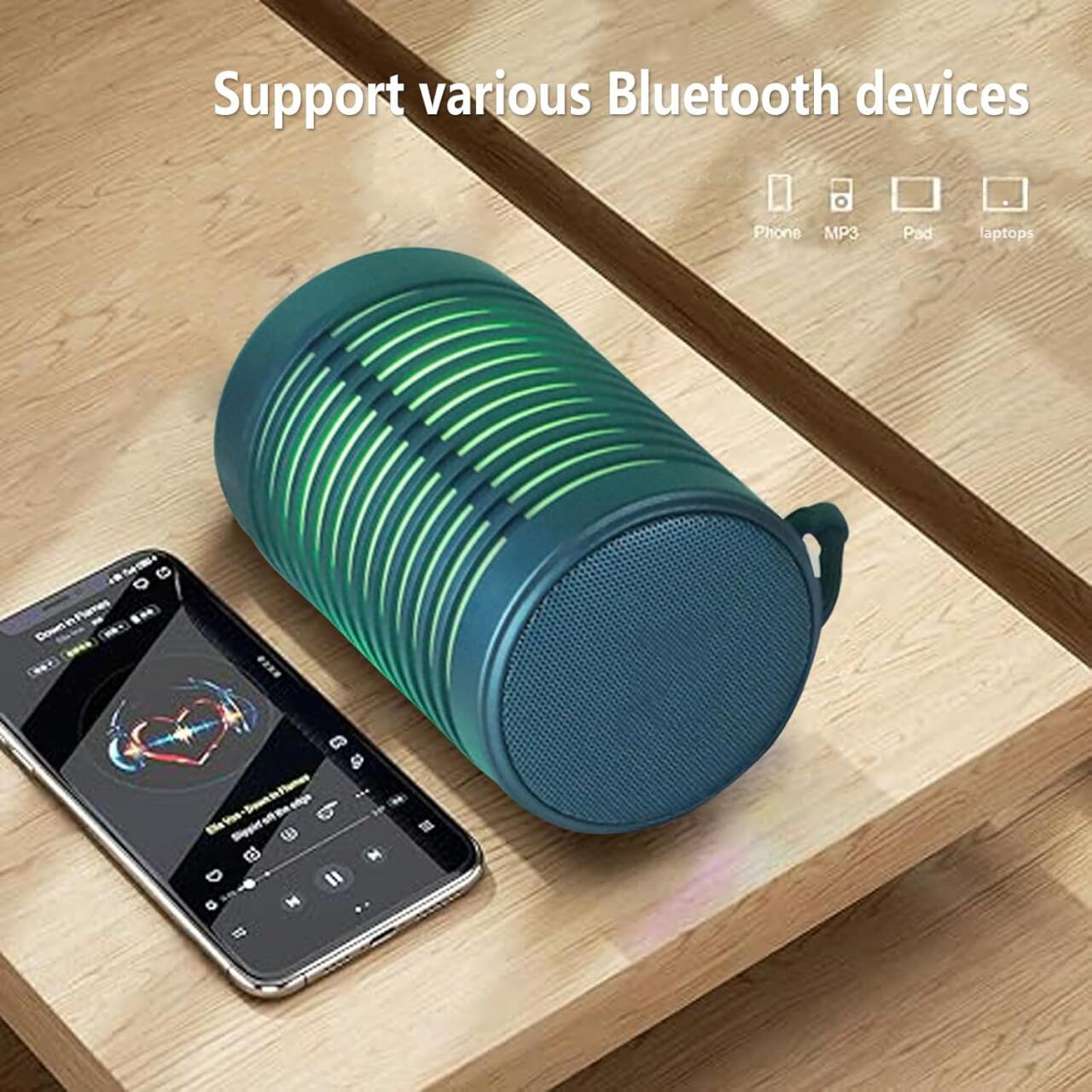 Altavoz portátil Wireless, Luz led, Bluetooth 5, potencia 5W, 500mah, BIG DIAMOND L17-B TG-371 4