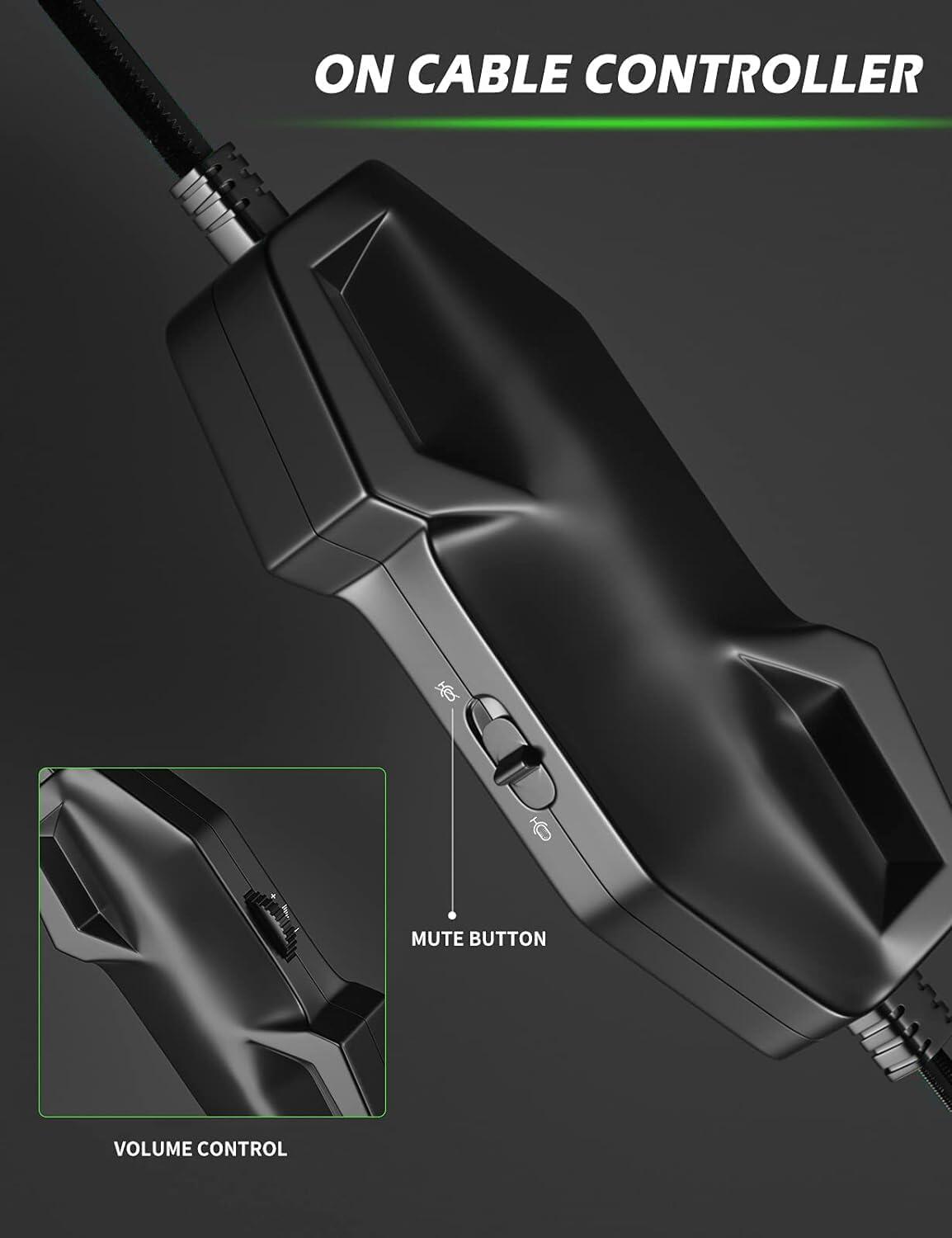 Cascos Gaming A66 con Luz RGB 3