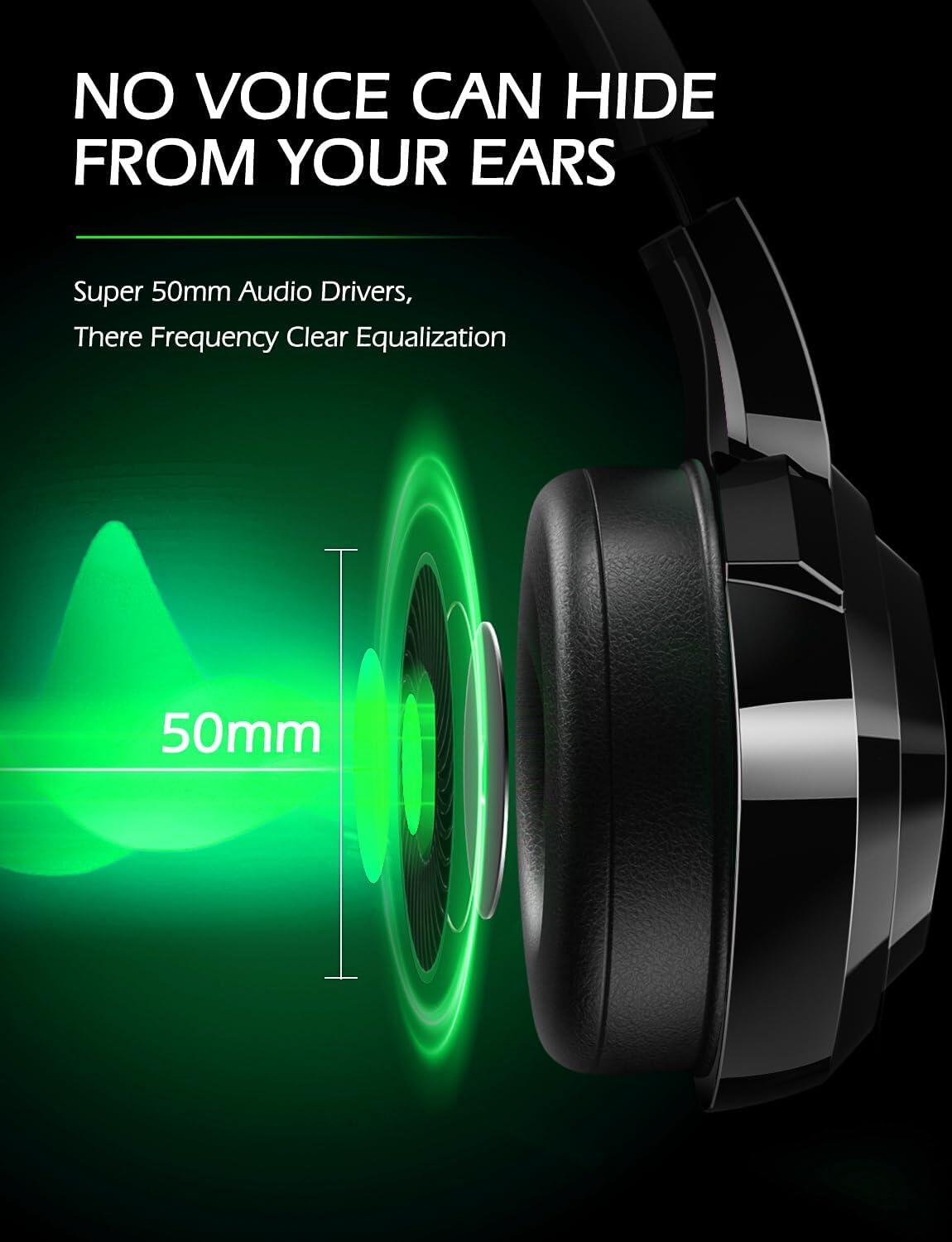 Cascos Gaming A66 con Luz RGB 7