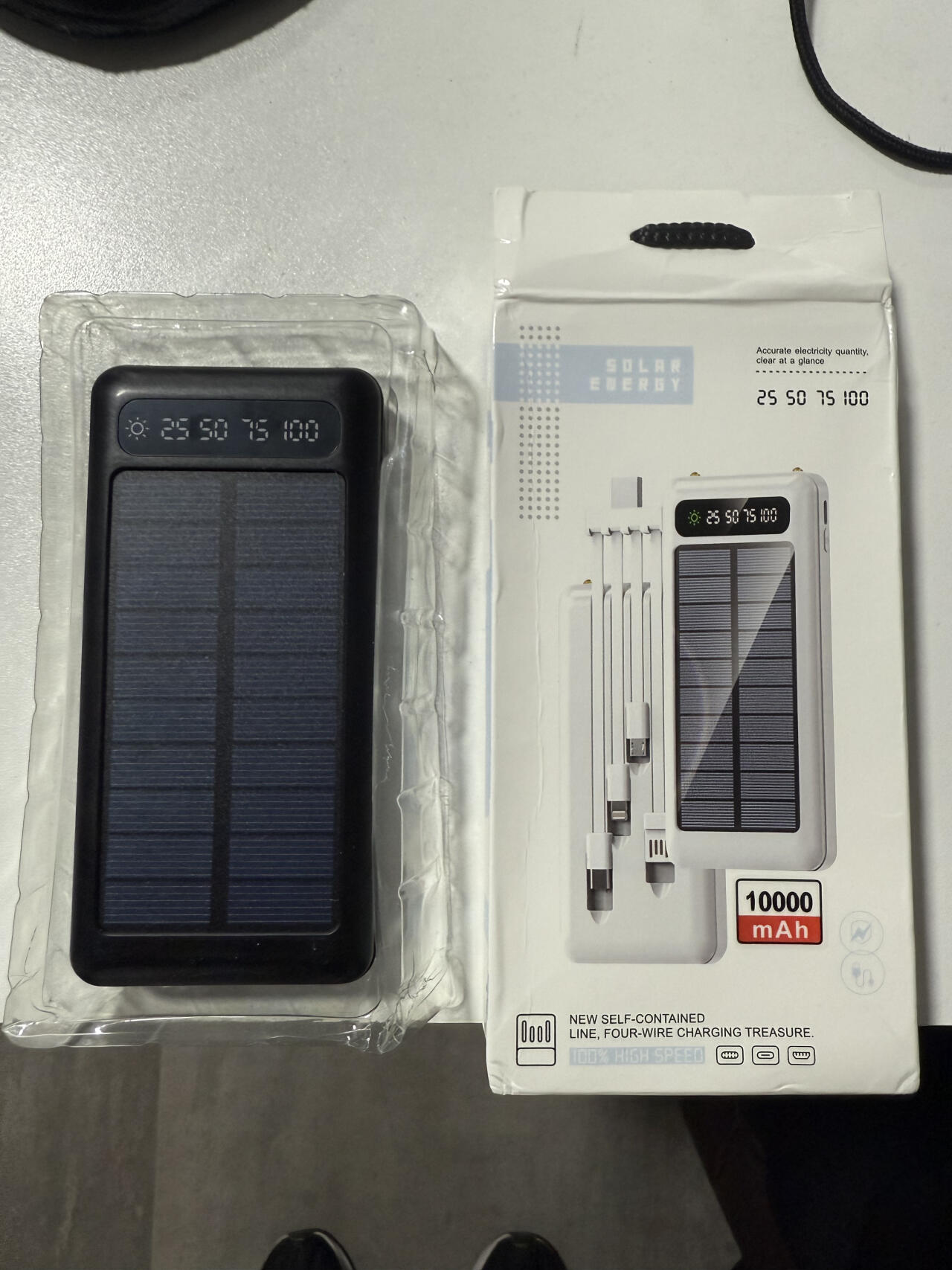 Power Bank Solar 10000MAH 4