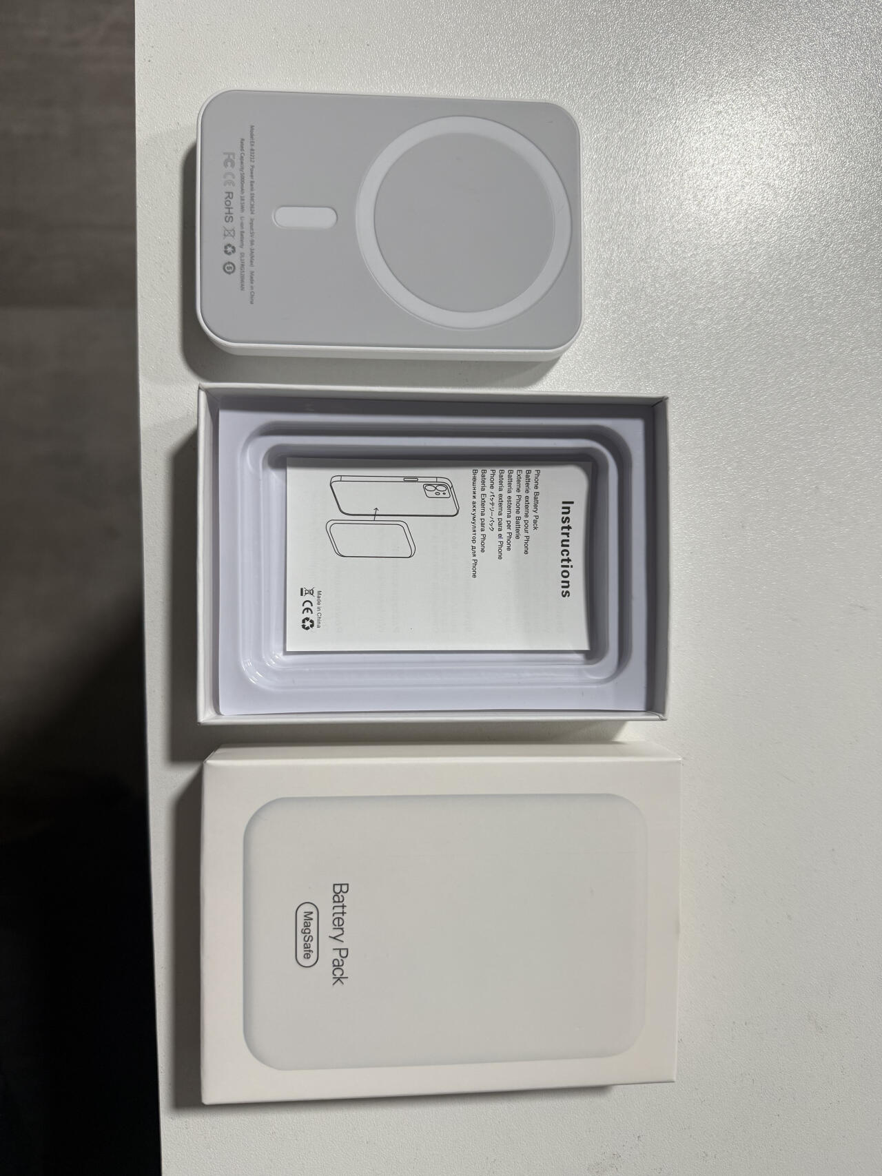 POWER BANK INALAMBRICO IMAN 5000MAH 4