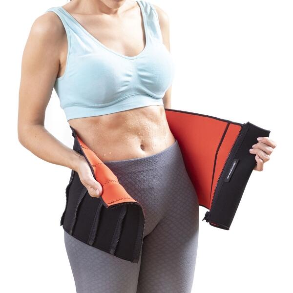 Faja negra deportiva con efecto sauna 2