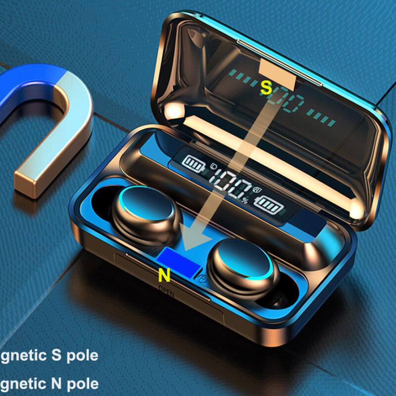 Auriculares inalámbricos F9 LED 4