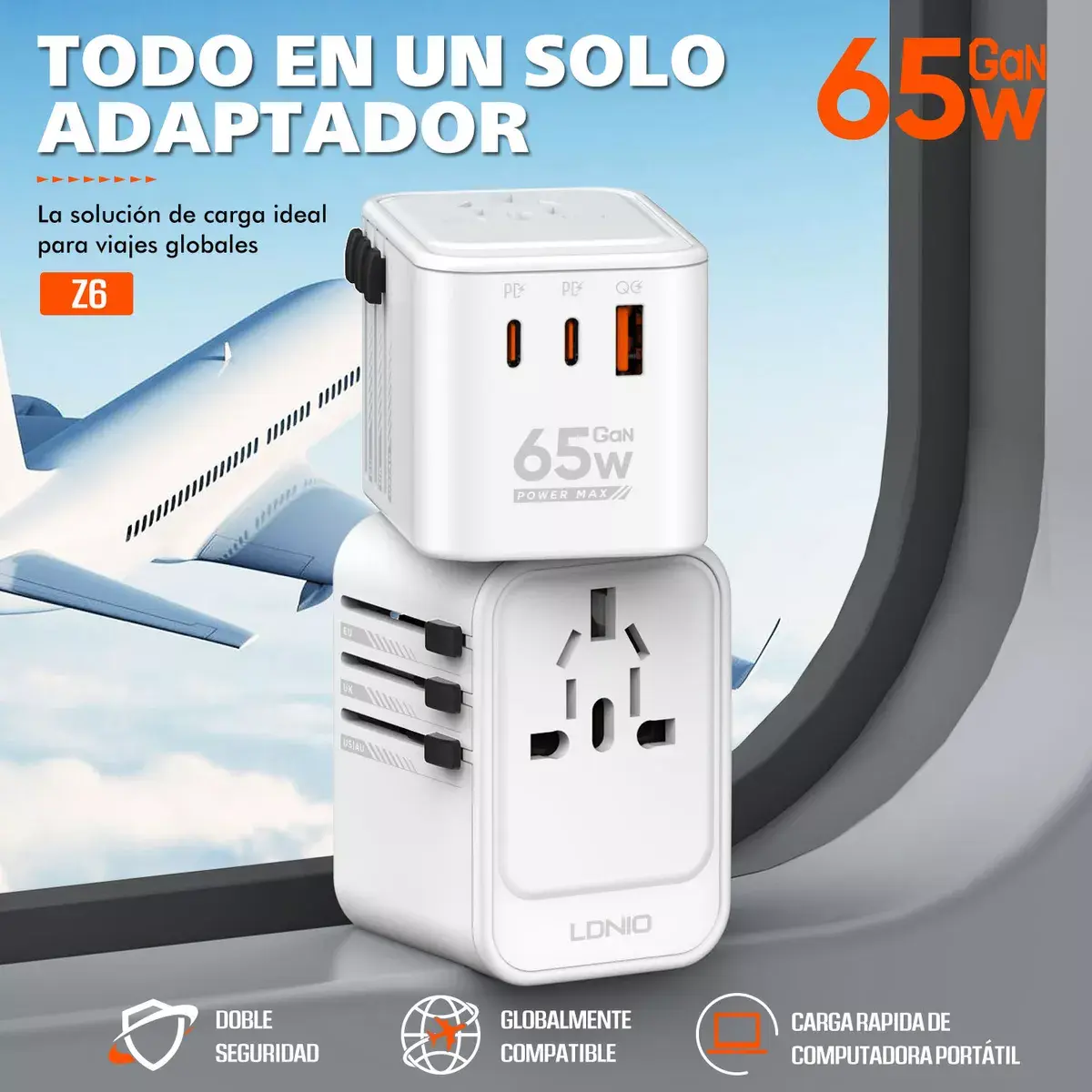 Adaptador PD20W Universal – Carga Rápida y Compatibilidad Total 4