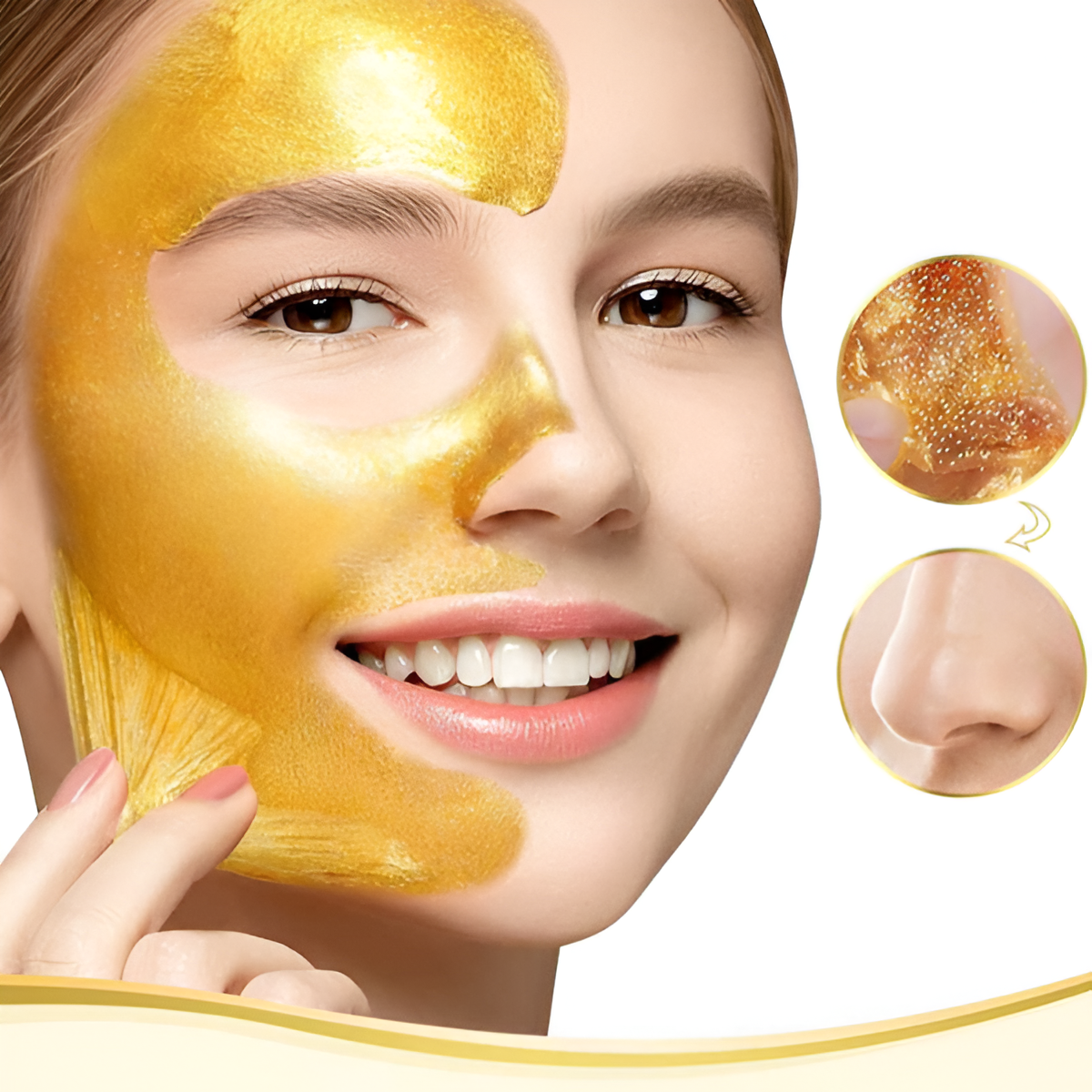 Mascarilla Dorada 3
