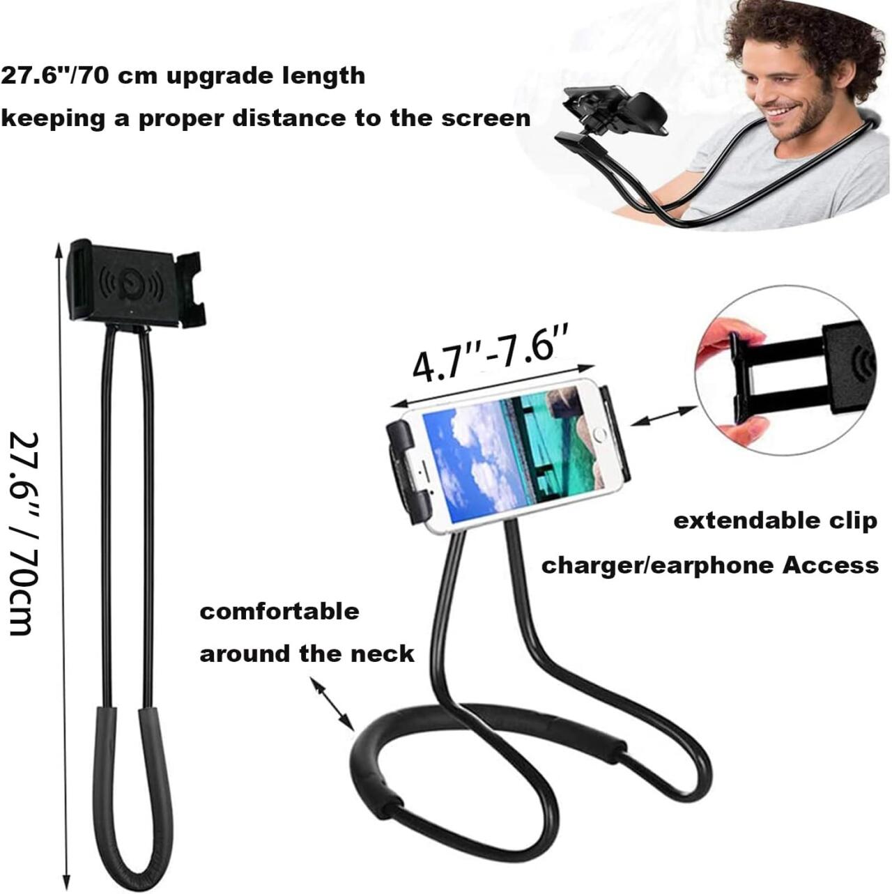 Soporte para Teléfono Celular para Colgar en el Cuello – Comodidad manos libres en todo momento 2