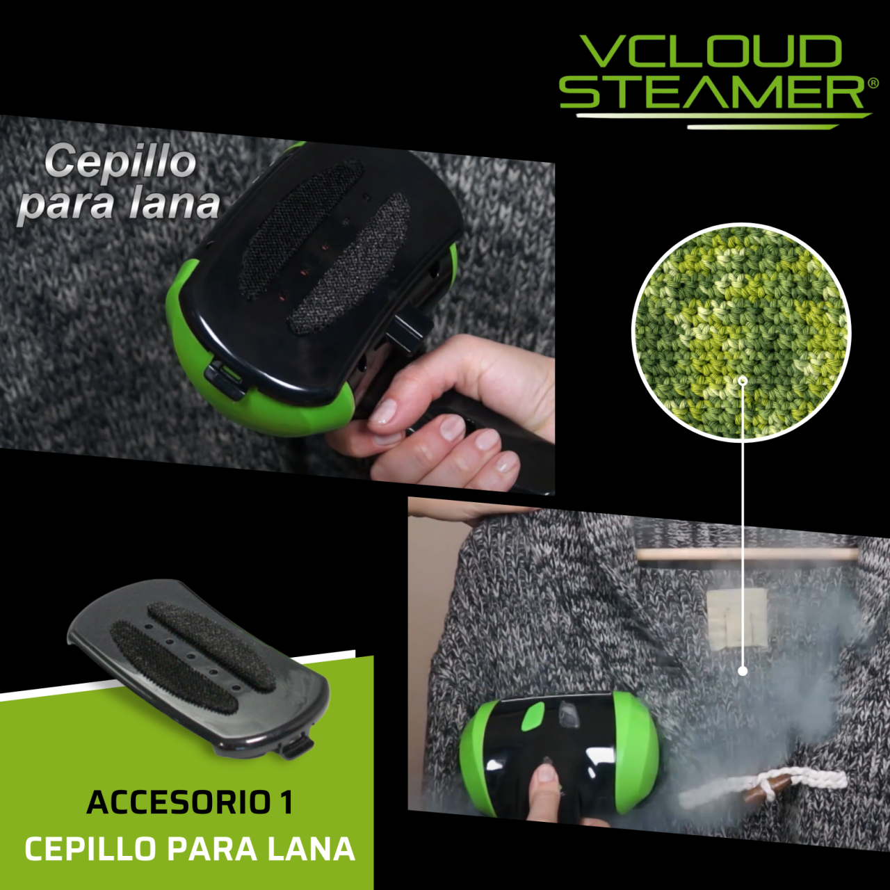 Plancha profesional portátil de vapor 4