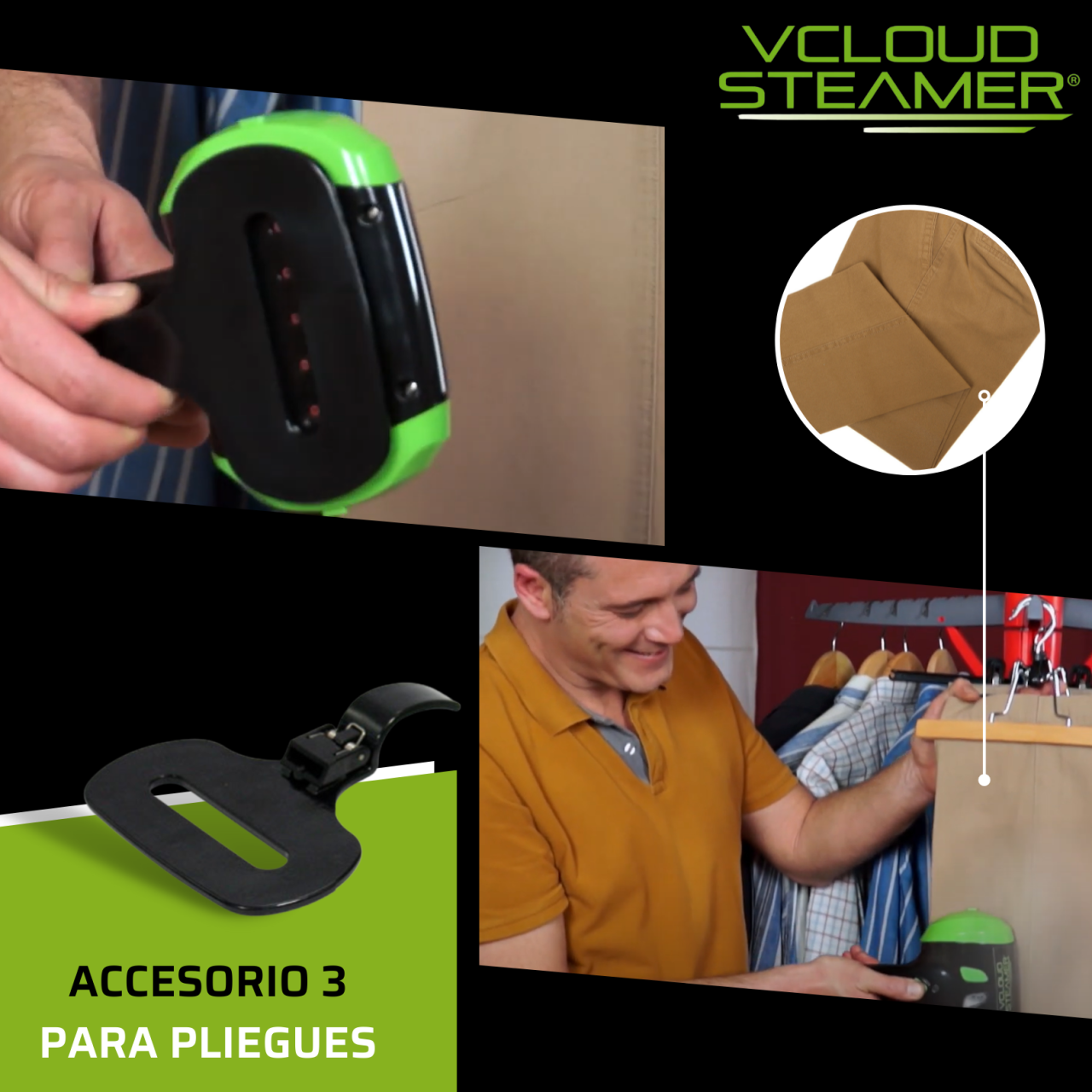 Plancha profesional portátil de vapor 6