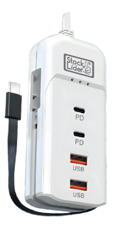 Regleta de carga usb 4+1 2