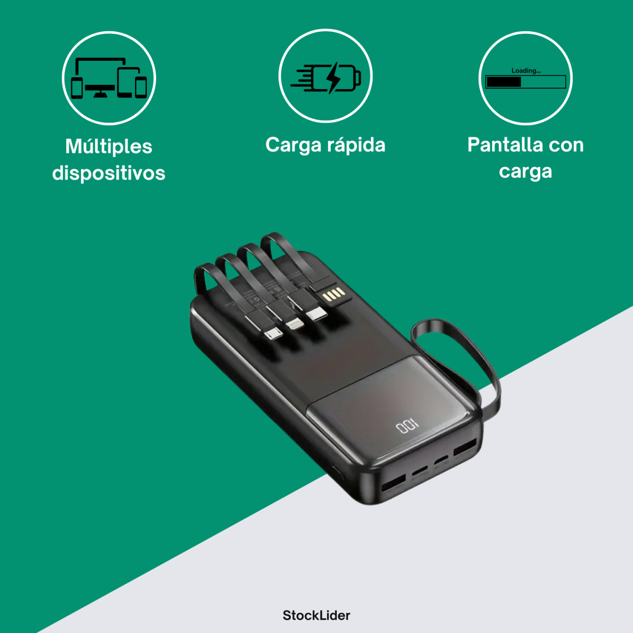Powerbank carga rápida 3