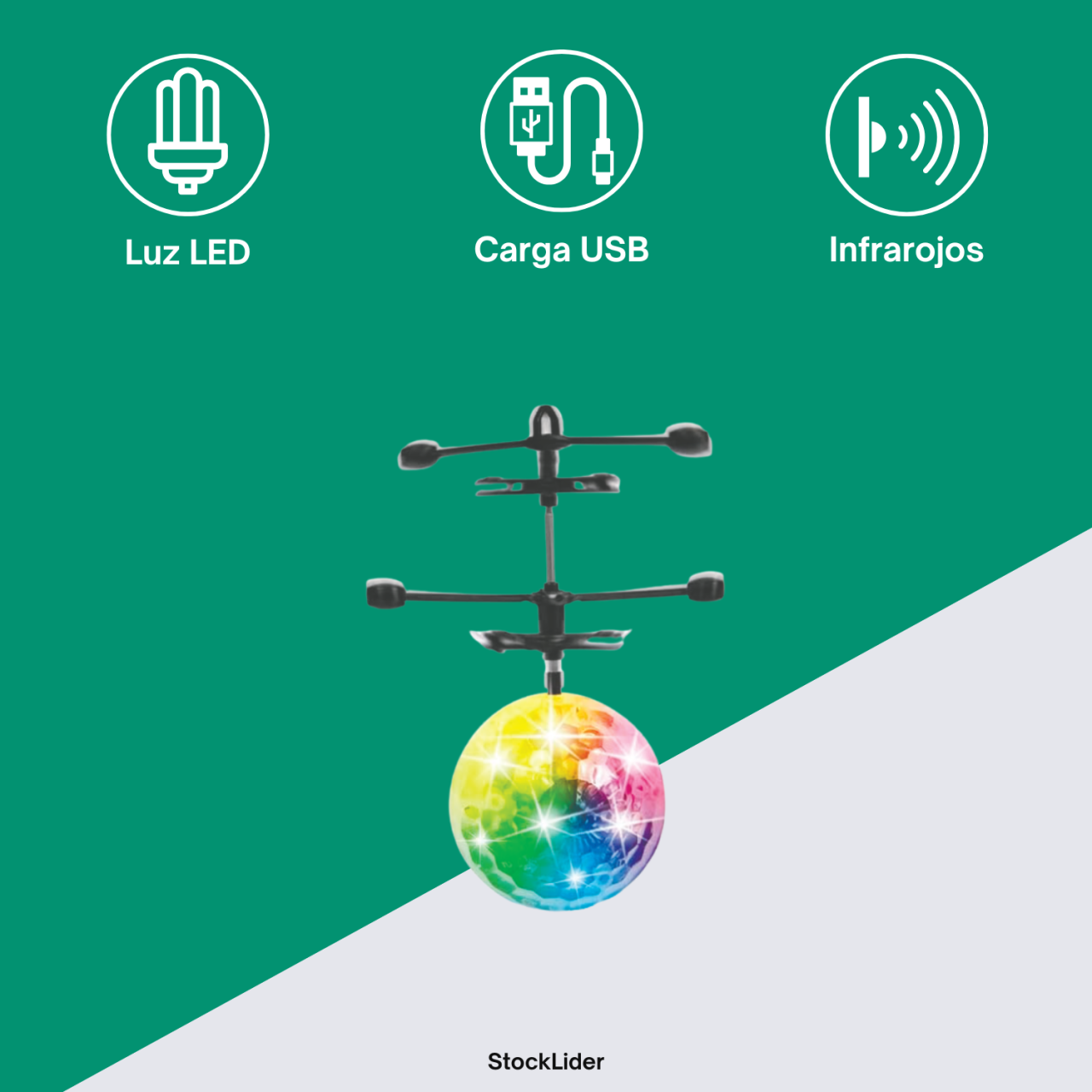 Bola voladora con sensor de inducción 3