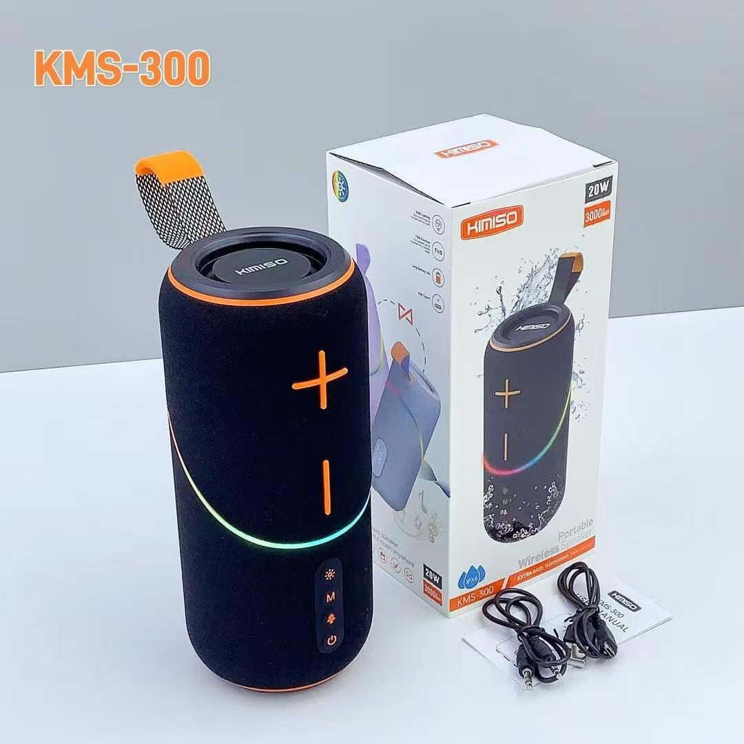 Altavoz Bluetooth KMS-300 TWS con Sonido Estéreo Potente