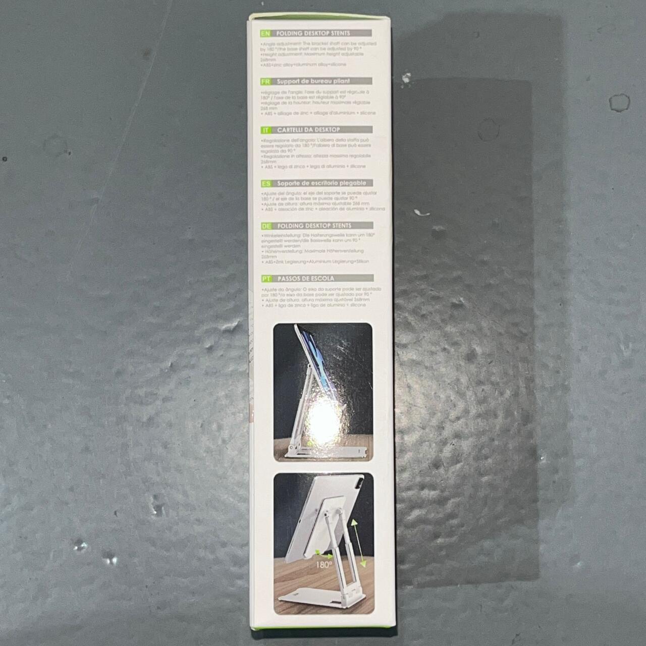 Soporte para Tablet/iPad con Eje Ajustable 180° y Altura Regulable hasta 268mm 3