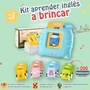 Niña aprendiendo palabras en inglés con Cartas Falantes