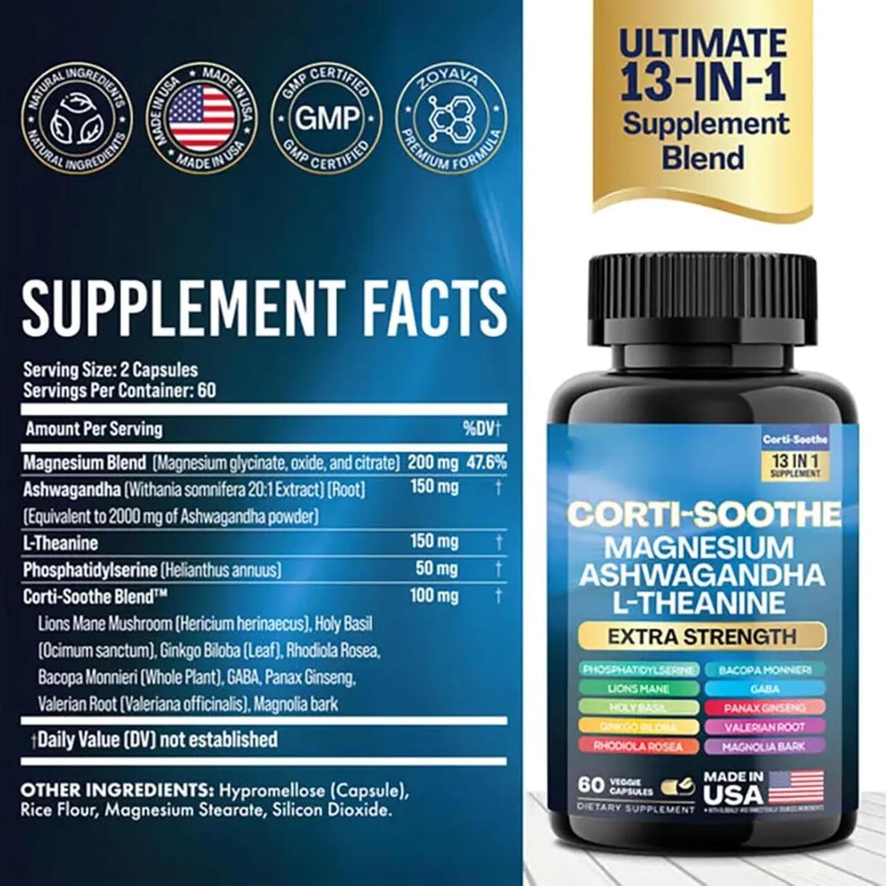 Cortisol Balance — Suplemento Antiestrés Natural