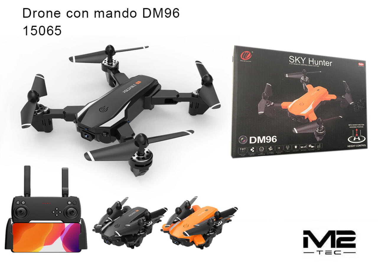 Dron Sky Hunter DM96 con mando y cámara HD