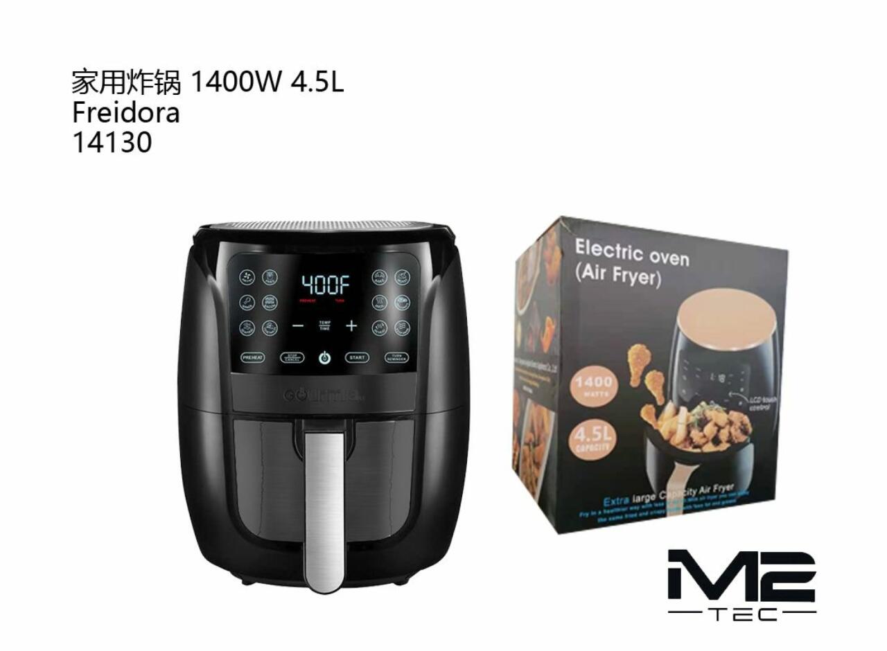 Air Fryer 1400W 4.5L – Freidora de Aire 