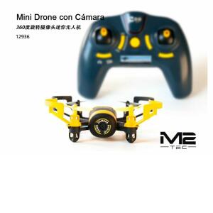 Mini Dron grabando un paisaje