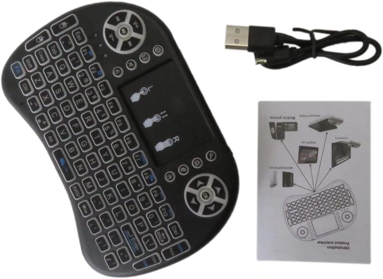 TECLADO INALÁMBRICO CON PANEL TÁCTIL RETROILUMINADO. ANDROID/TV/PC 3