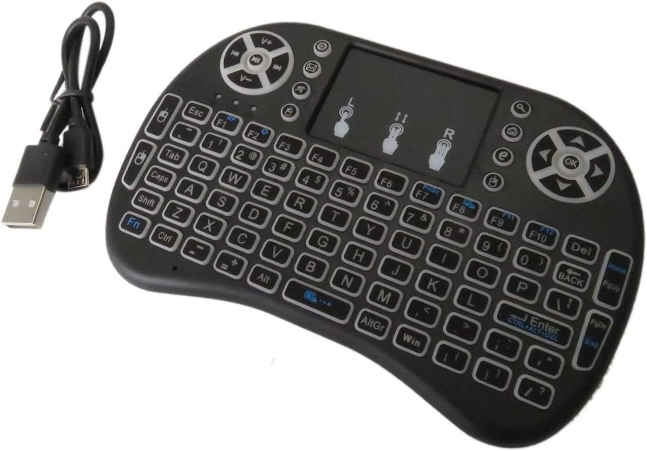 TECLADO INALÁMBRICO CON PANEL TÁCTIL RETROILUMINADO. ANDROID/TV/PC 5