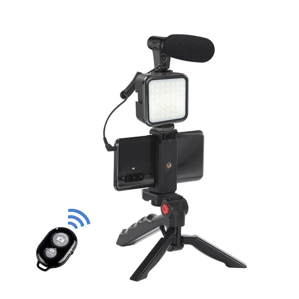 MICRÓFONO CON LED Y SOPORTE 4