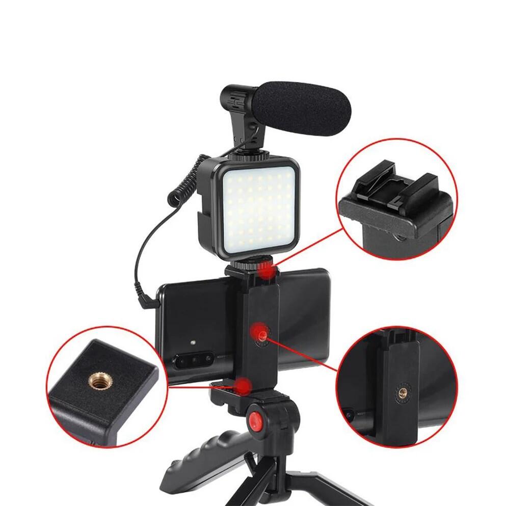 MICRÓFONO CON LED Y SOPORTE 6