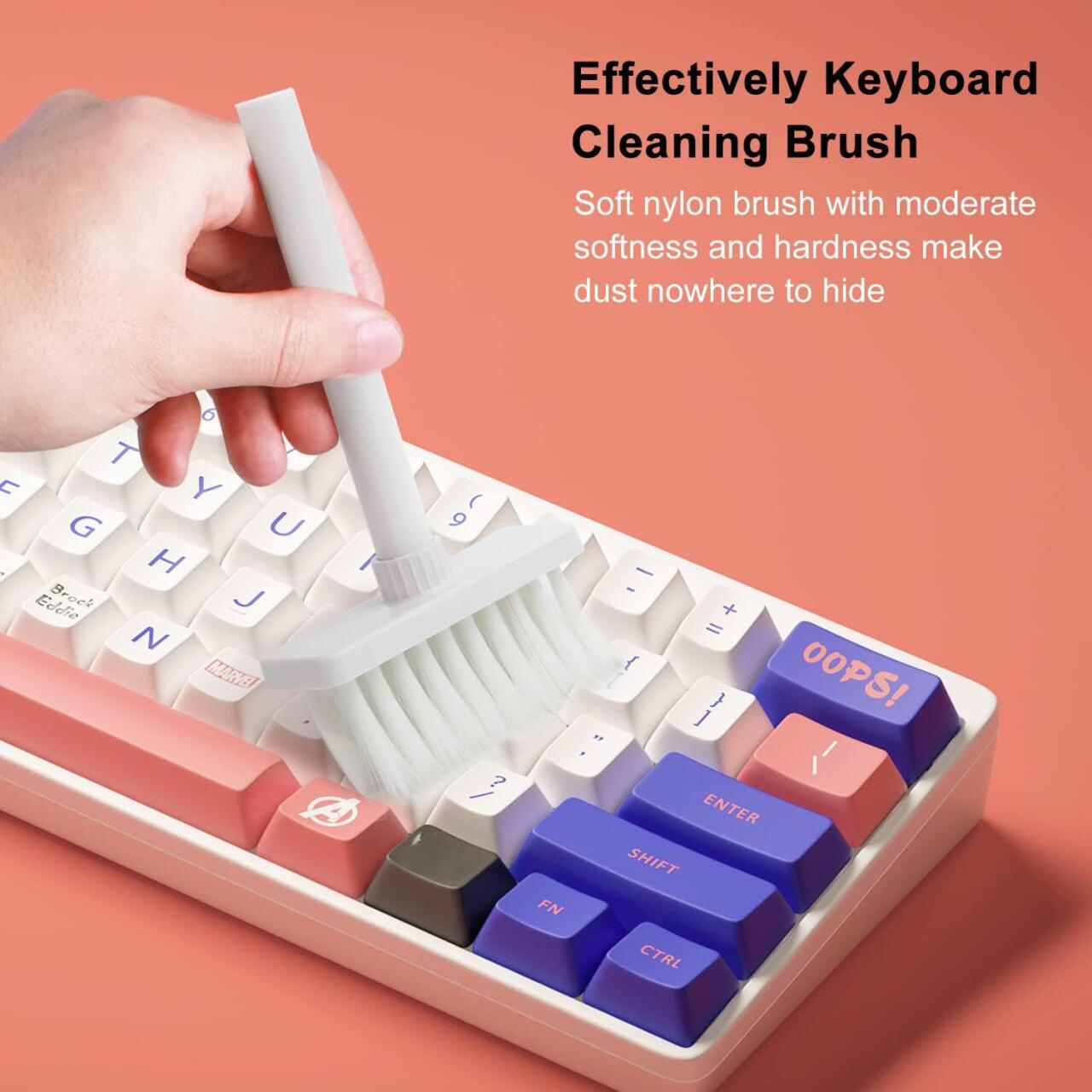 CEPILLO LIMPIEZA TECLADO AURICULAR 5 EN 1 8