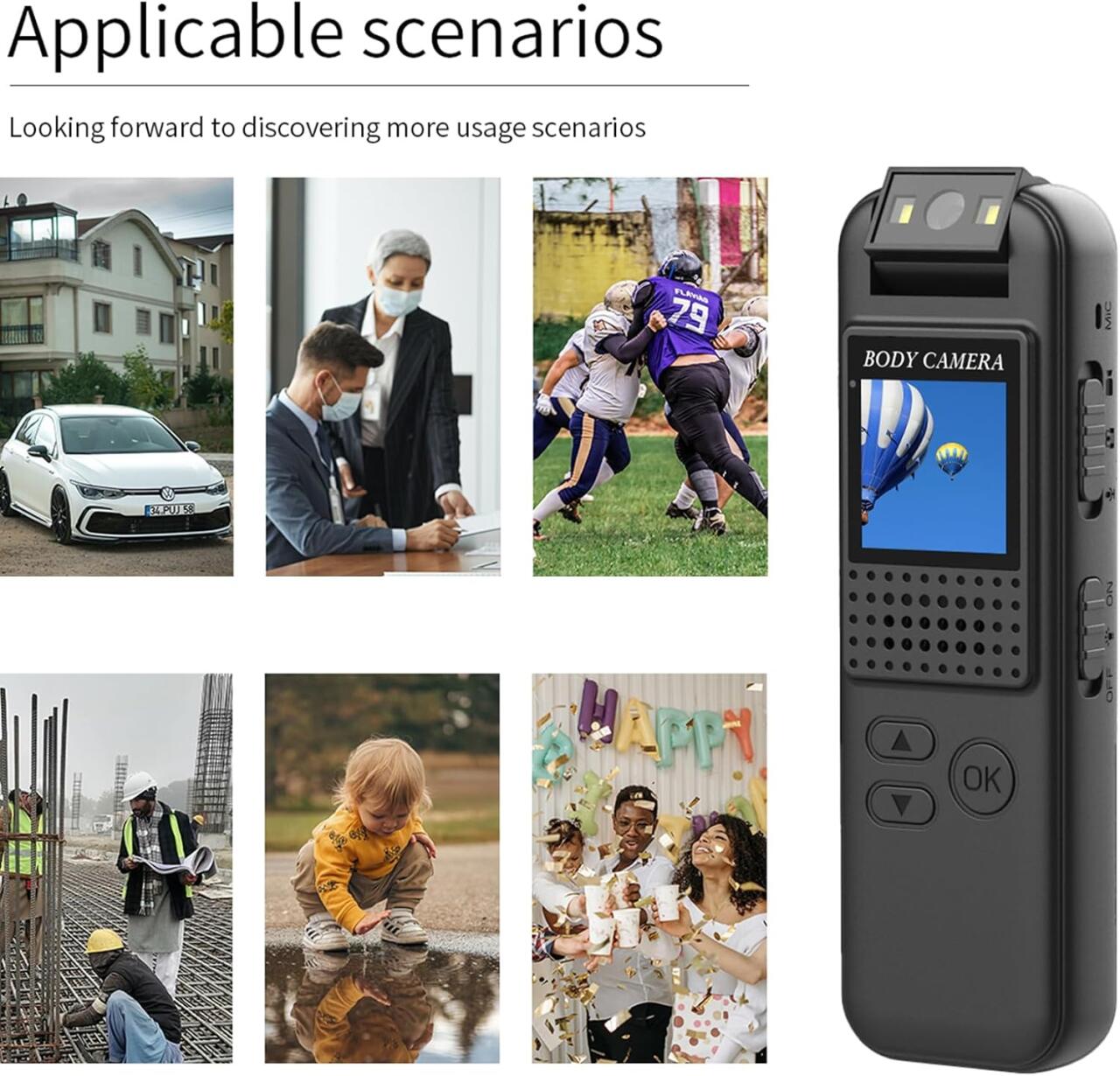 Body Camara HD - Seguridad Portatil En Alta Definicion 6