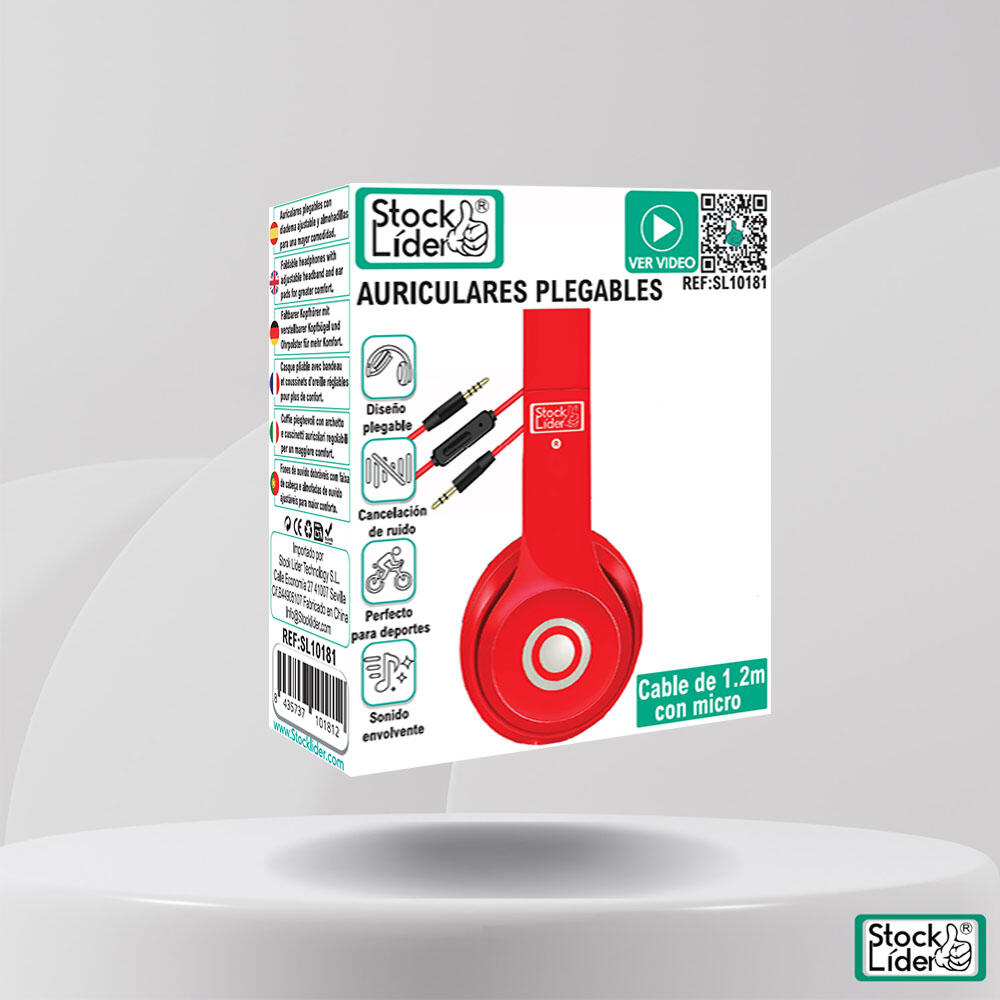 Auriculares plegables