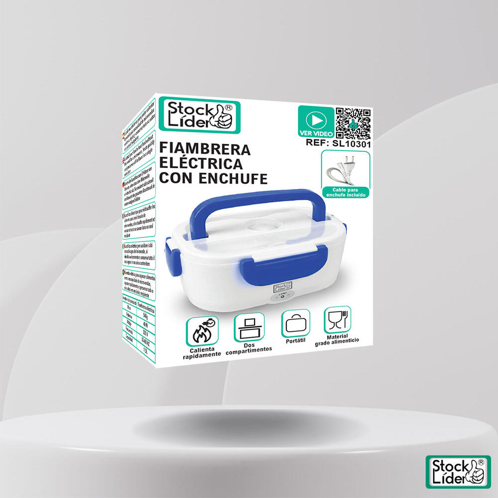 Fiambrera eléctrica con enchufe