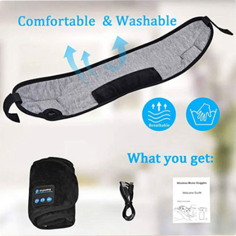 Antifaz con auriculares bluetooth 5