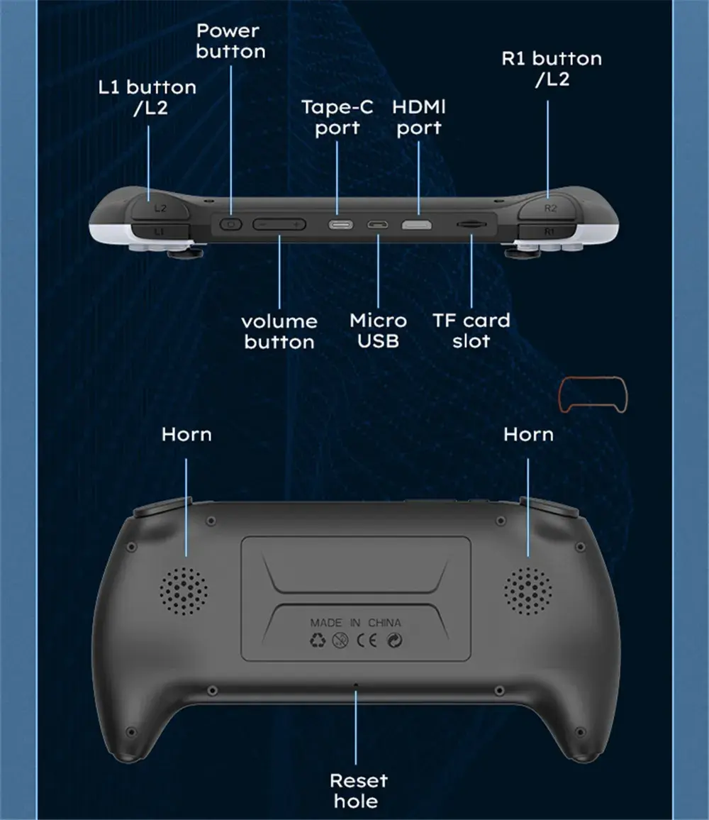 Consola de Juegos Portátil X9 - Pantalla IPS HD, Más de 20,000 Juegos 4