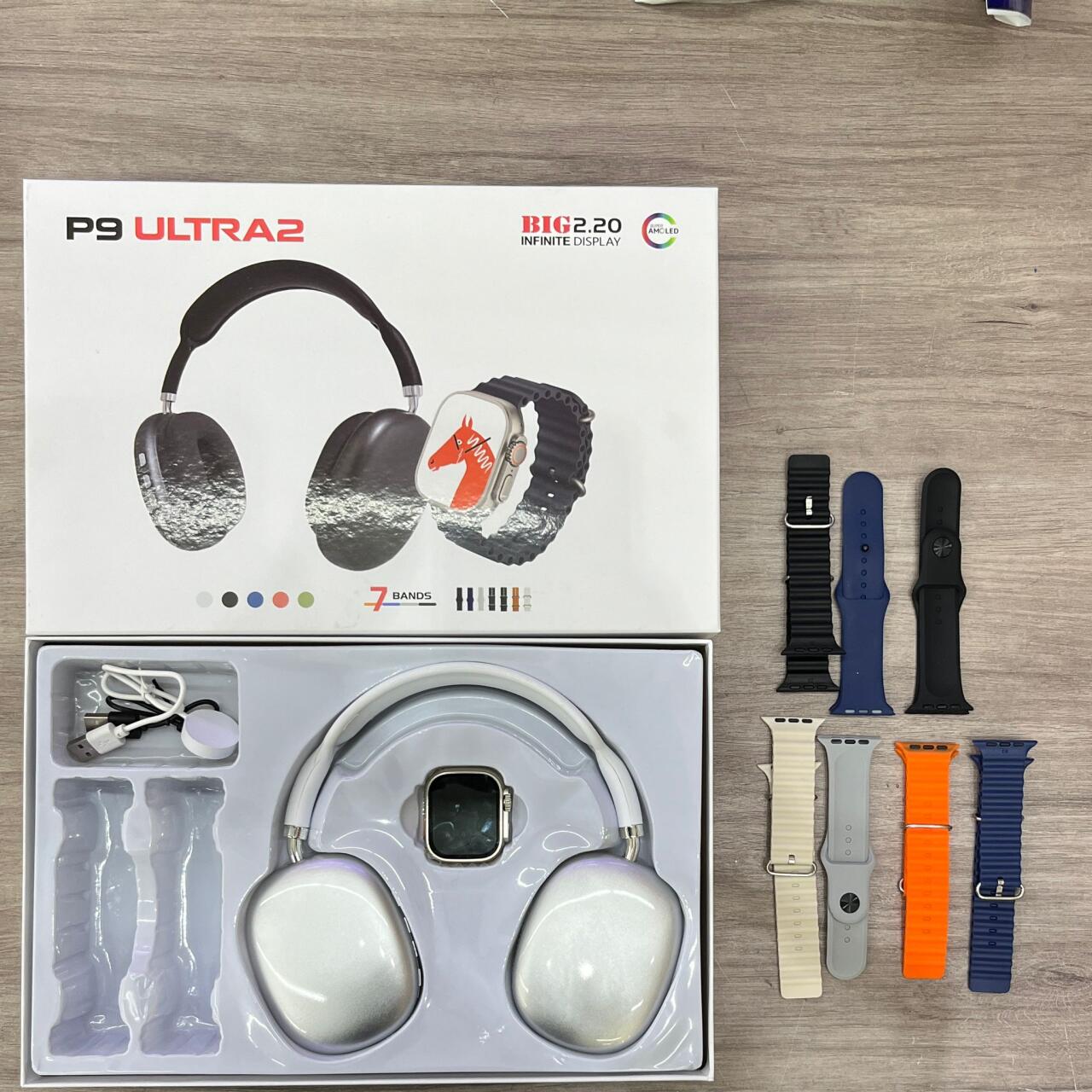 Set Auriculares P9 +Smartwatch (reloj inteligente) 2
