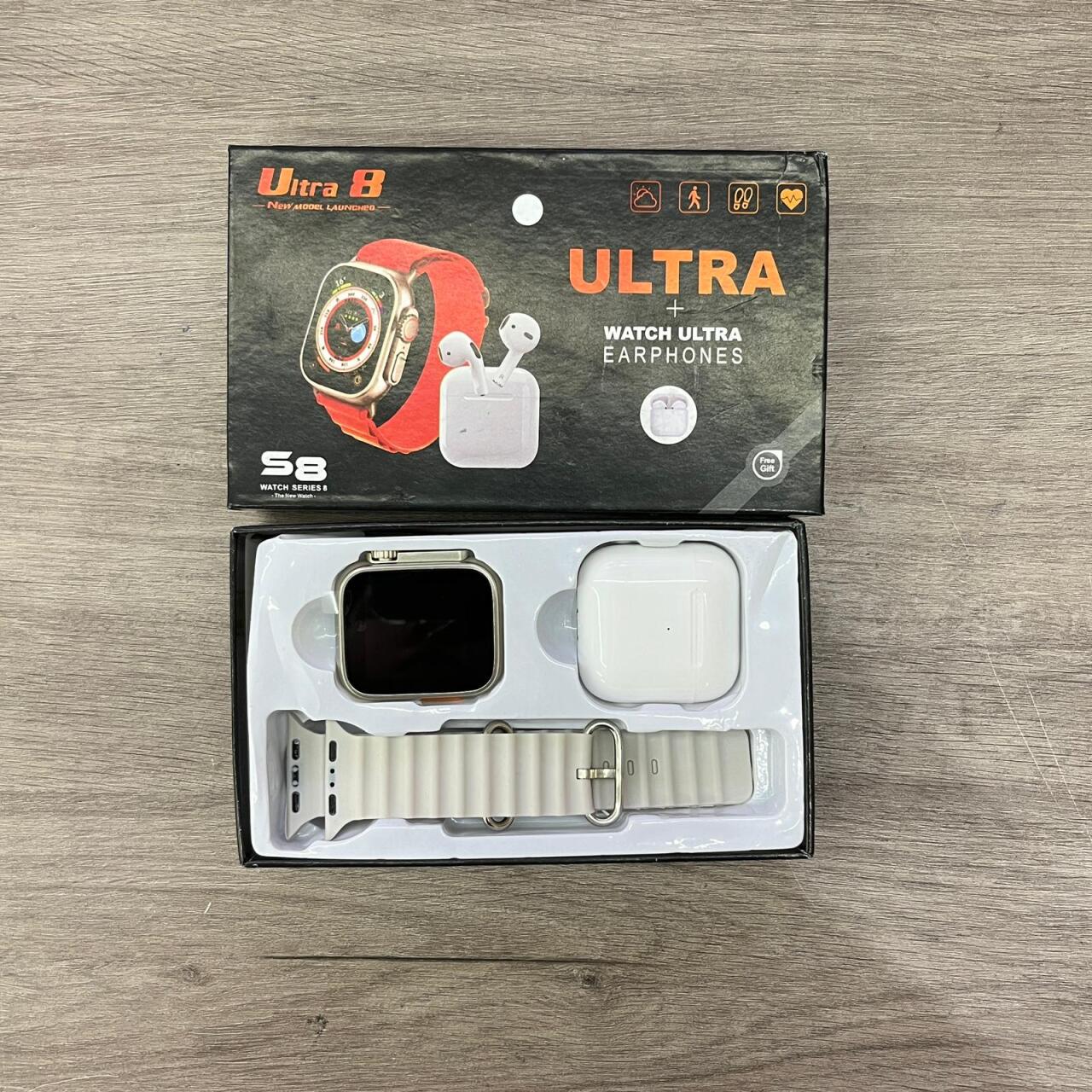 Smartwatch Ultra 8 + Auriculares inalámbricos (reloj inteligente) 2