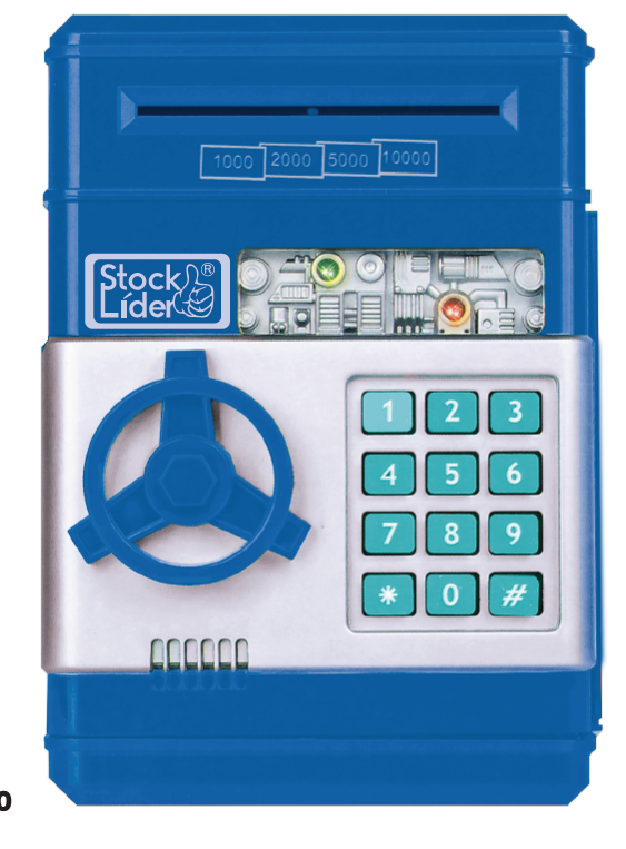 Hucha electrónica con contraseña 3